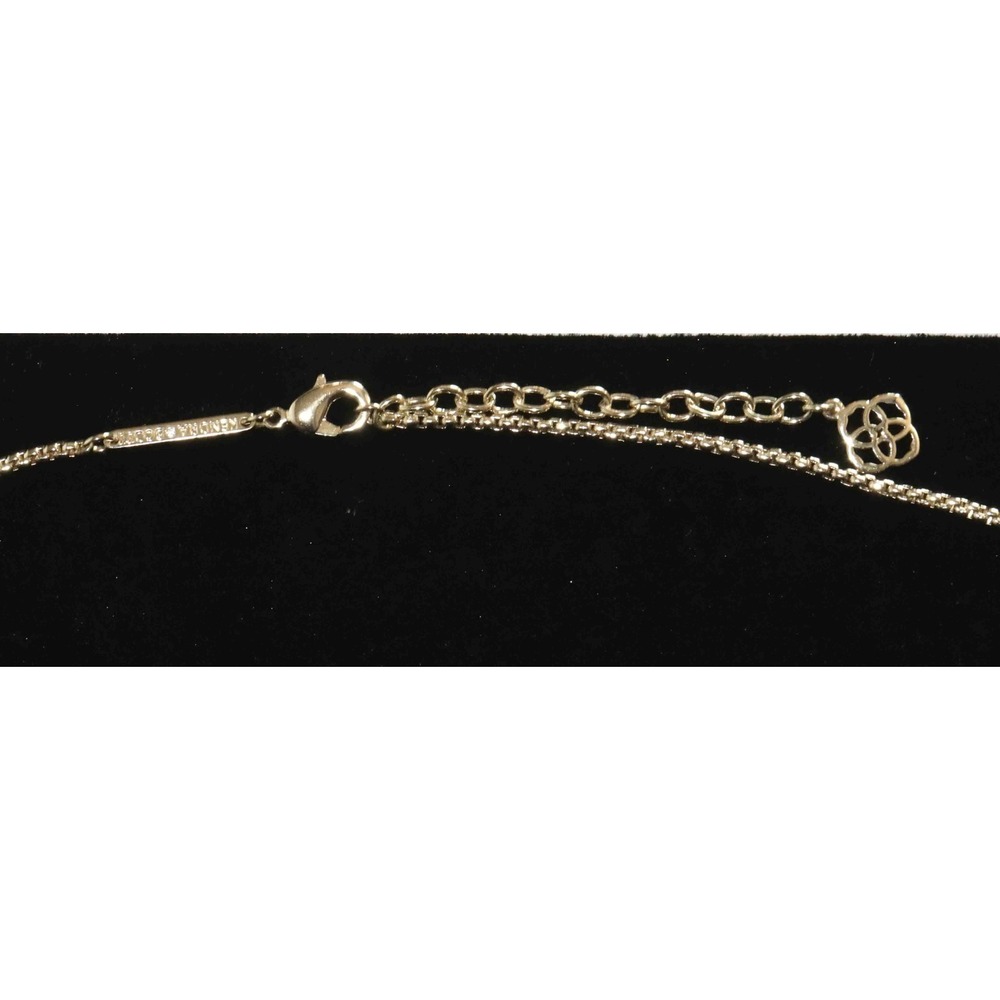 3 Kendra Scott Golt Tone Necklaces 28", 38" & 16" w/ 7" drop - Picture 11 of 11